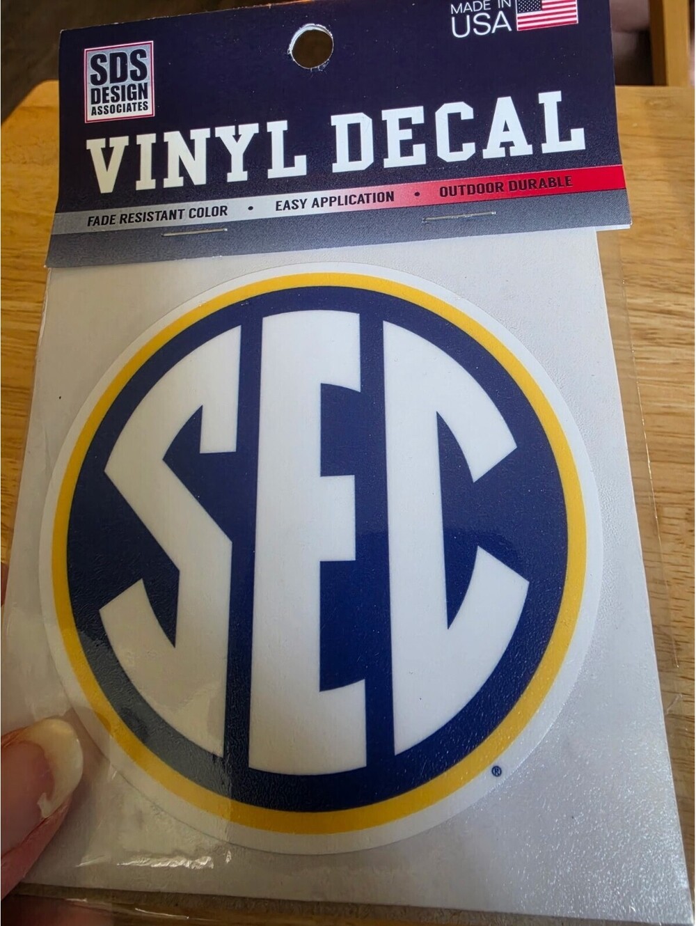SEC Vinyl Decal 3 Inch